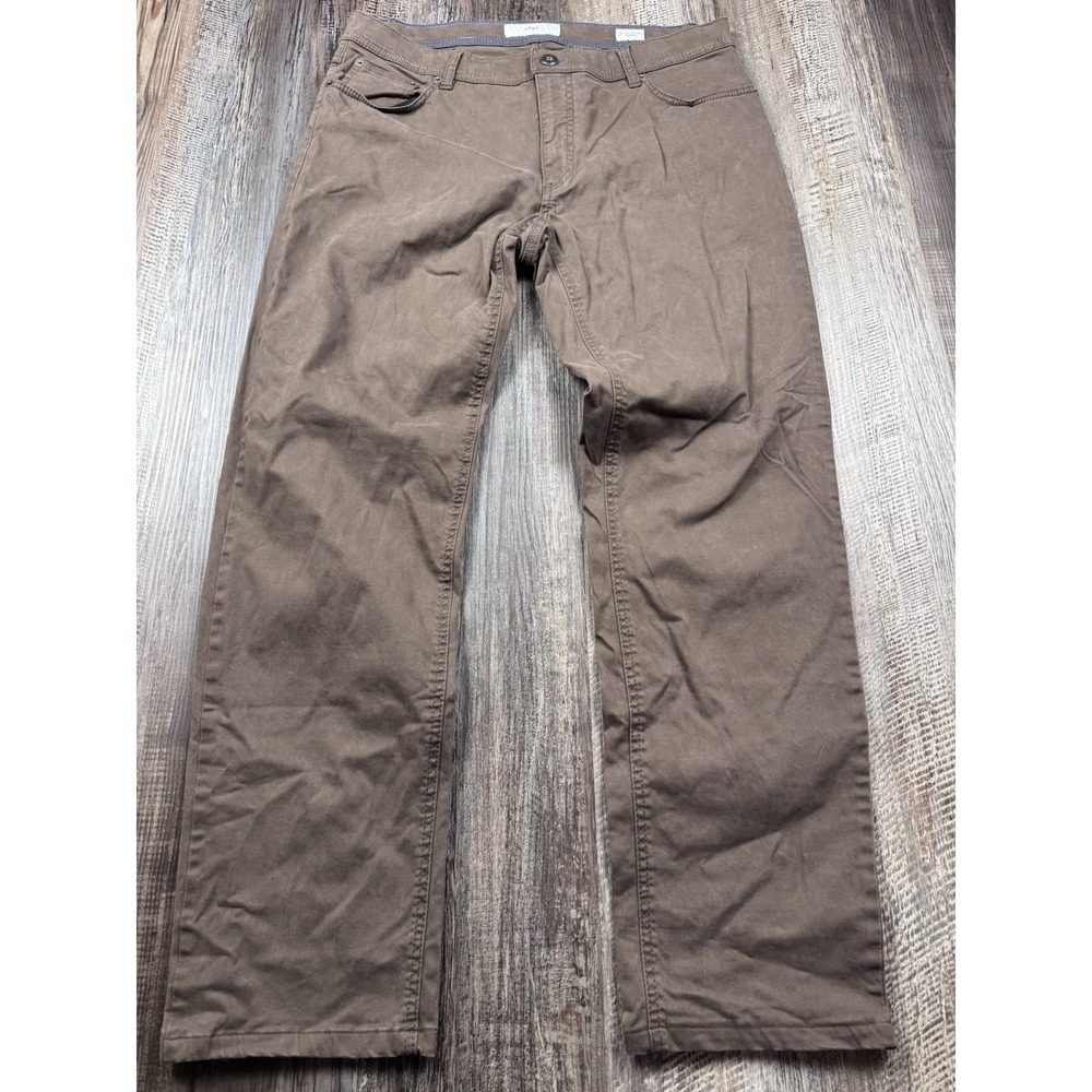 Mens Brax Cooper Fancy Regular Fit Brown Pants Sz 36/34 (36x30)